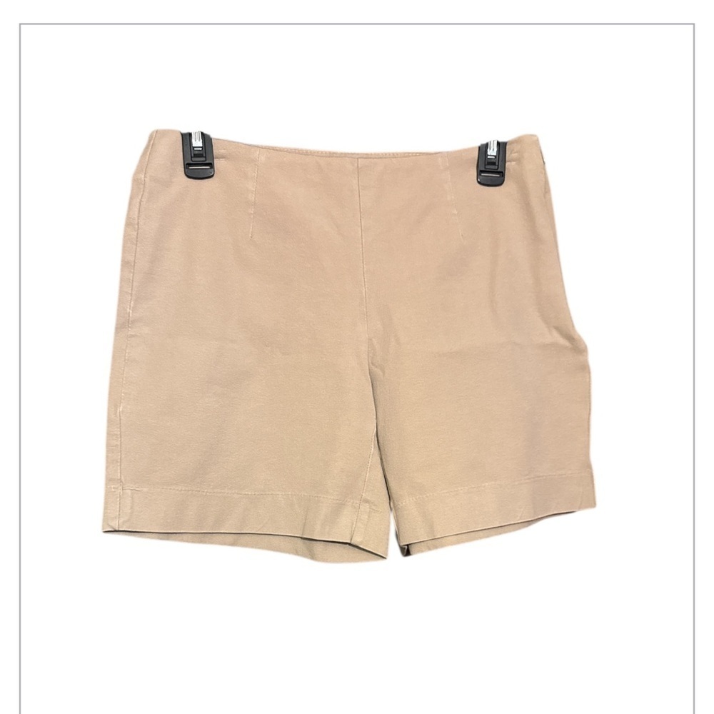 Boston Proper Women's Tan Shorts Size 6 Flat Front